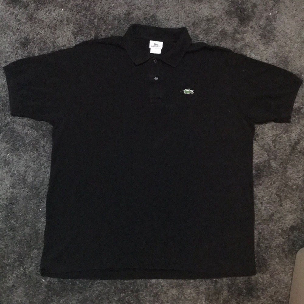 Black Lacoste Polo Shirt
